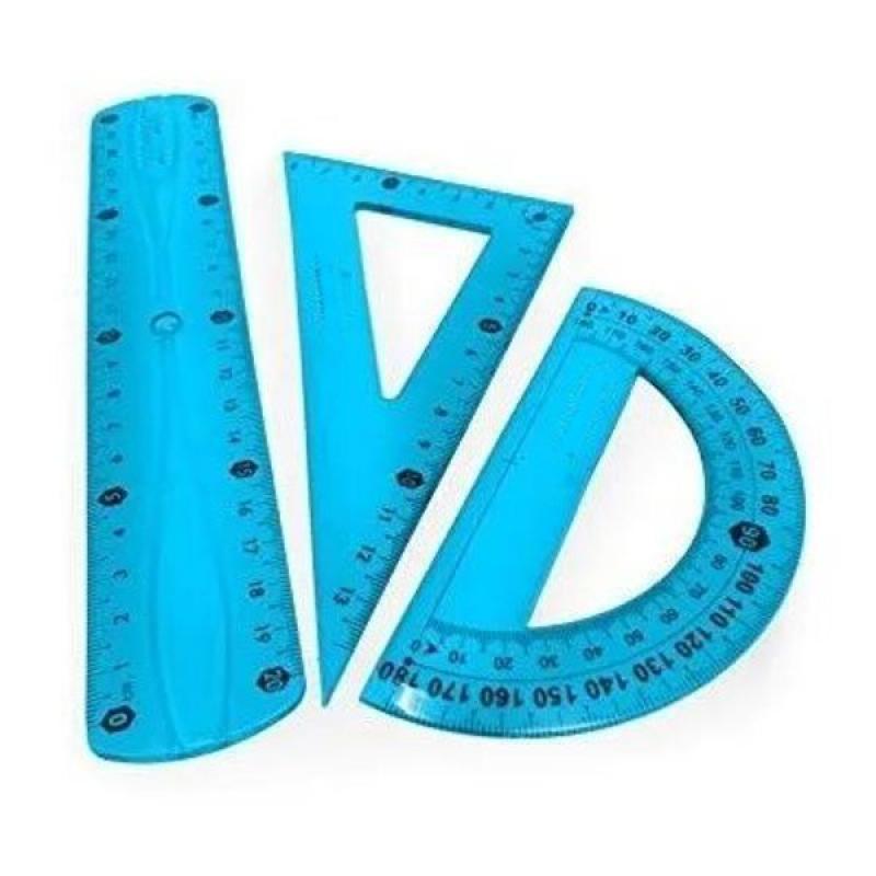 SET DE GEOMETRIA FLEXIBLE 3 PIEZAS