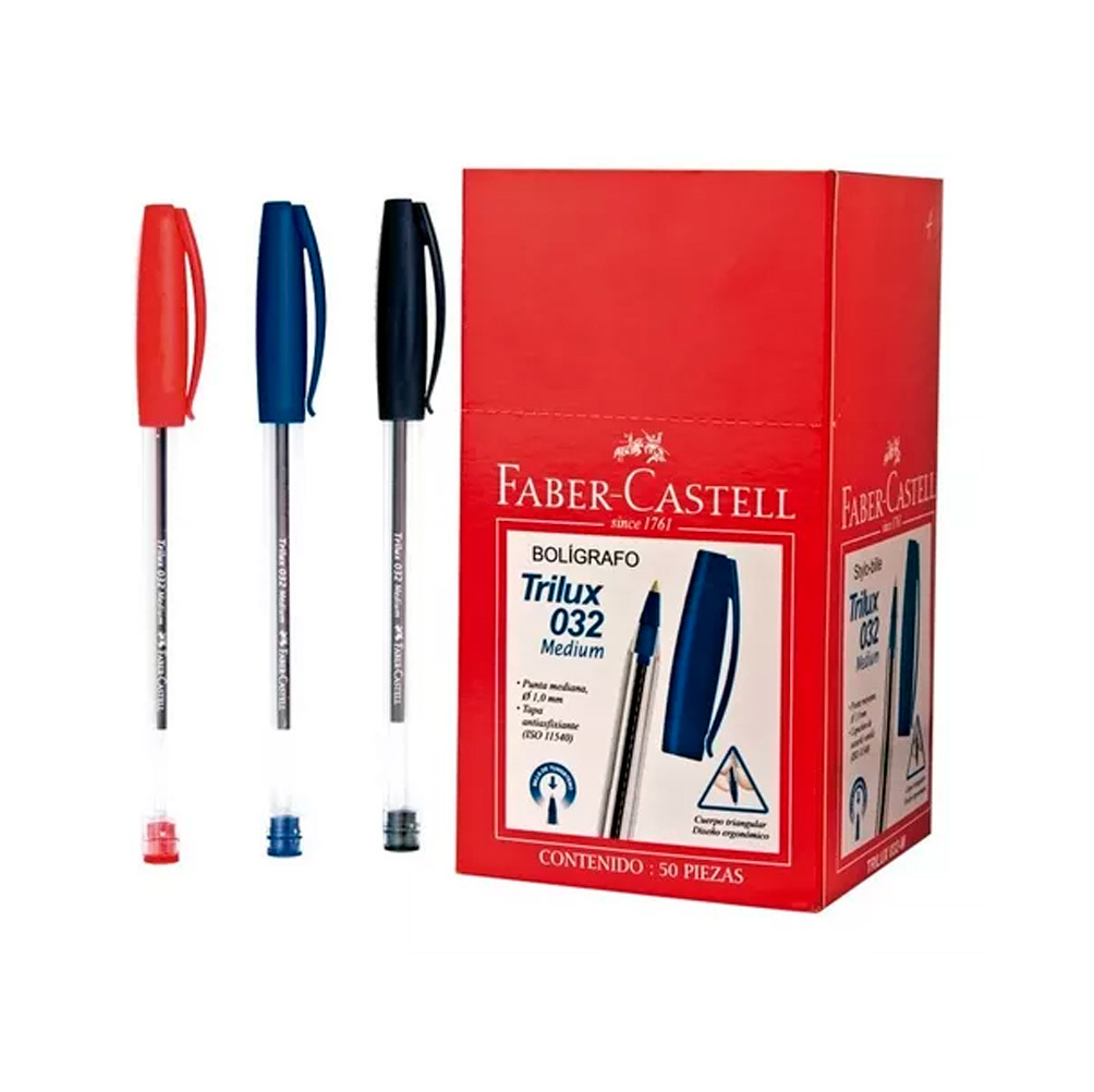BOLIGRAFO FABER CASTELL TRILUX - POR UNIDAD