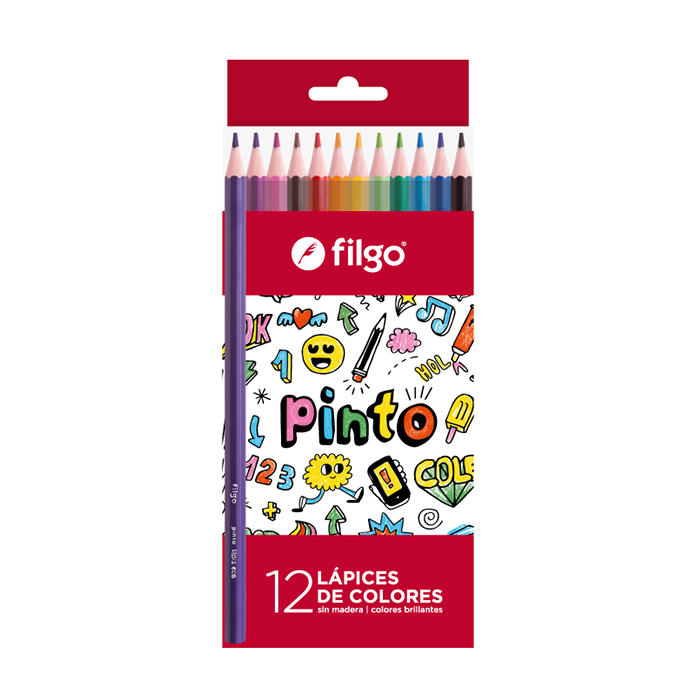 LAPICES DE COLORES X 12 LARGOS FILGO