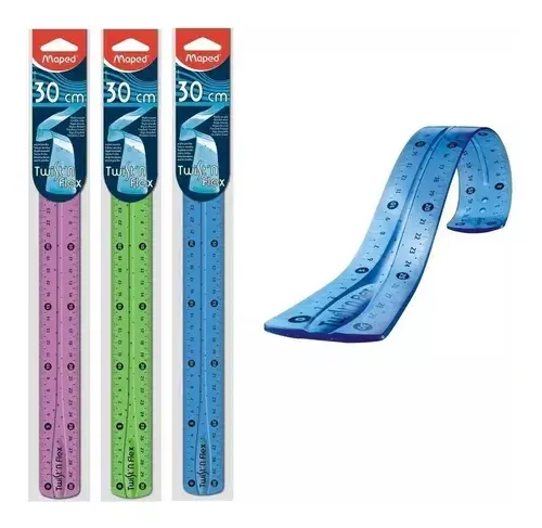 REGLA FLEXIBLE X 30 CM