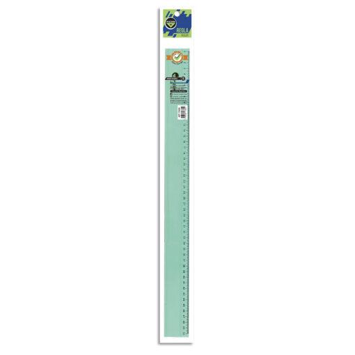 REGLA ACRILICO PIZZINI X 50 CM. VERDE 1732