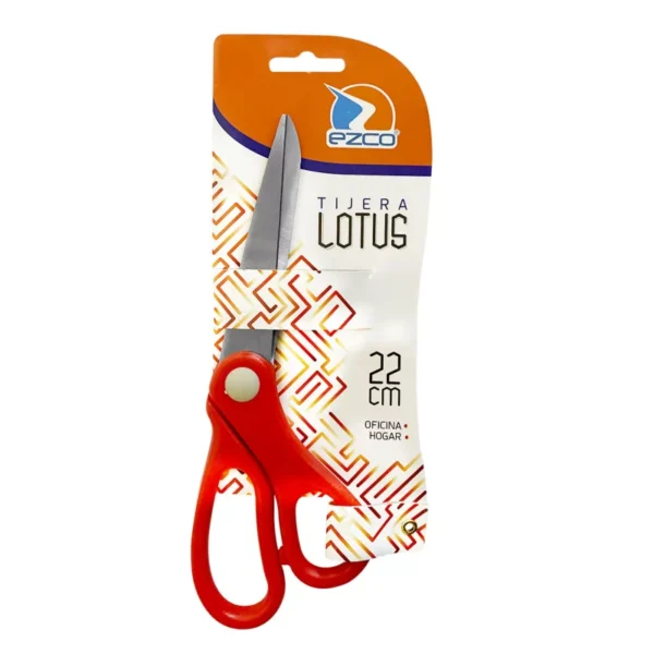 TIJERA PLASTICO GRANDE LOTUS EZCO 22 CM