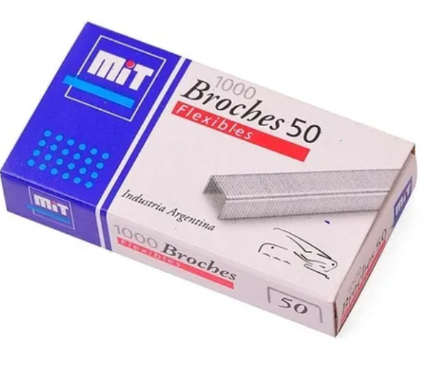 BROCHES P/ABROCHADORA MIT 50 X 1000 UNIDADES