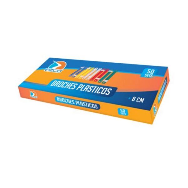 BROCHES NEPACO PLASTICO X 50 UNIDADES