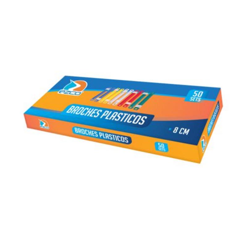 BROCHES NEPACO PLASTICO X 50 UNIDADES