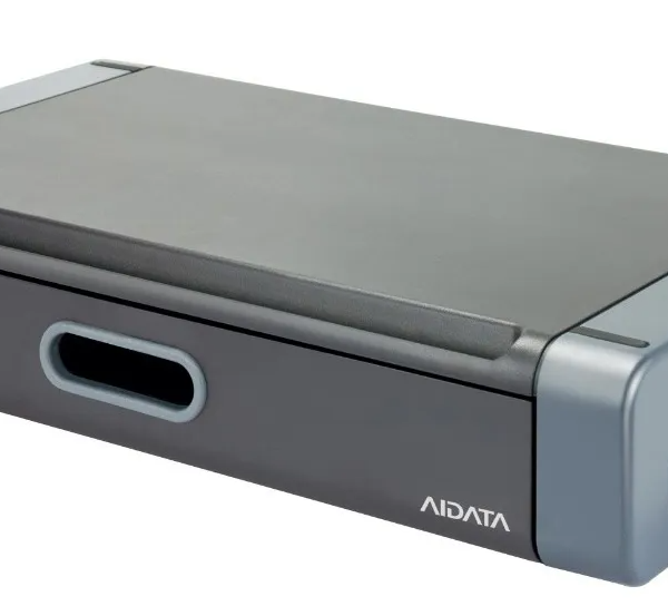 Soporte Base Monitor Ergonomico Con Cajon Organizador Aidata
