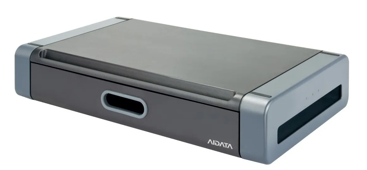 Soporte Base Monitor Ergonomico Con Cajon Organizador Aidata