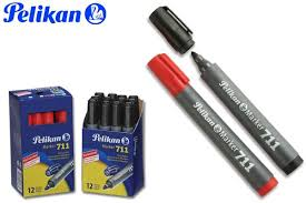 Marcador Pelikan 711 P/redonda Ne/az/ro/ve