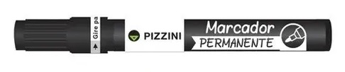 Marcador Permanente Pizzini Pta Bisel V/colores
