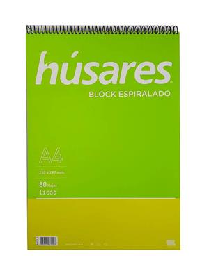 Block Husares A4 X80h C/esp Liso