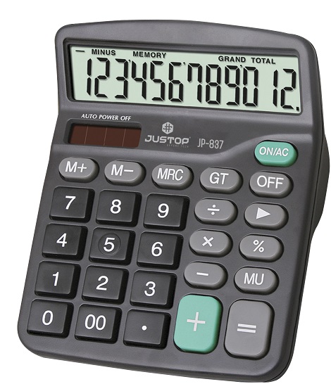 Calculadora Justop Jp-837 12 Digitos