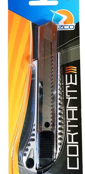 Cutter Ezco 18mm Metalico C/guia
