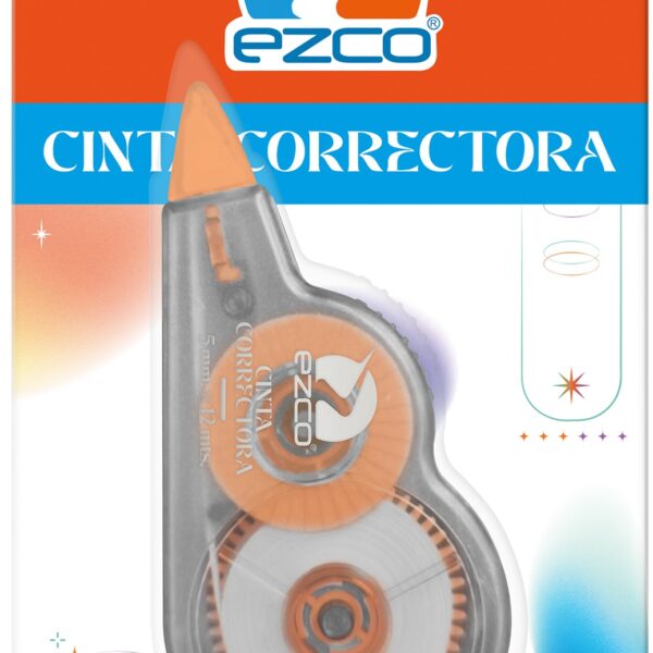 Cinta Correctora Ezco 5mmx12mts 12u C/u