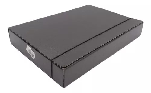 Caja De Archivo Fibracap 5cm C/elast Negra