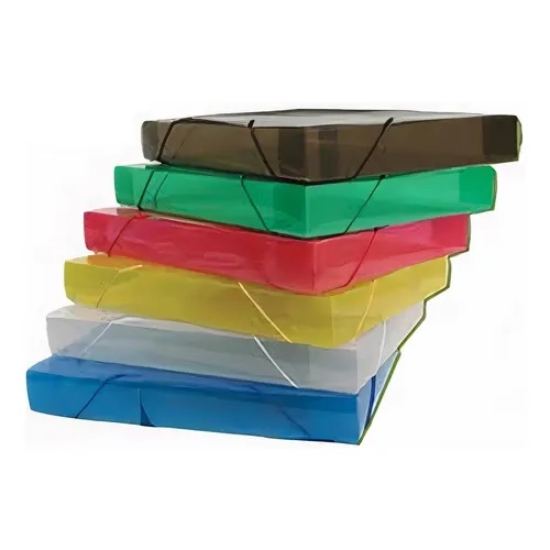 Caja Archivo Lama 4cm Polipropileno V/colores Oficio