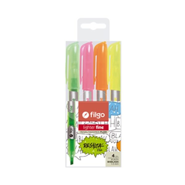 Resaltador Filgo Lighter Fine Fluo X4u