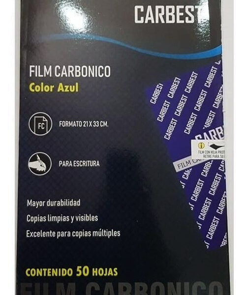 Papel Carbonico Carbest Azul (pdf) X 50u.